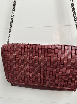 Bolso Biba Piel burdeos