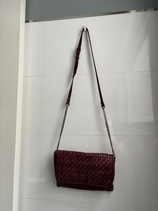 Bolso Biba Piel burdeos