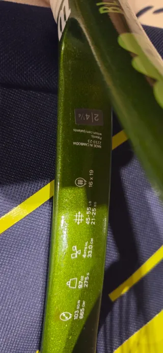 Raqueta Tenis Wilson Blade Verde