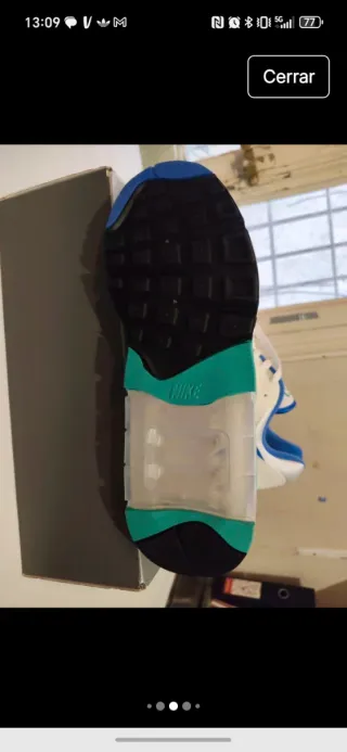 Nike Air Max 180 Azul Blanco