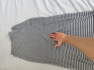 Vestido rayas azul y blanco