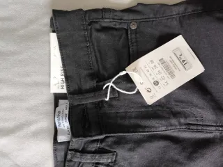 Pantalón vaquero negro mujer