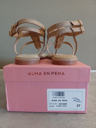 Sandali Alma en Pena Taglia 37 Dorati