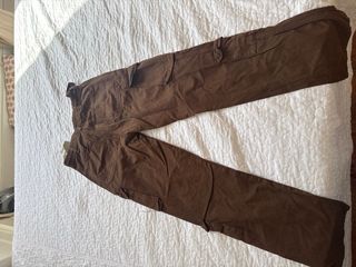 Pantalón cargo marrón chocolate