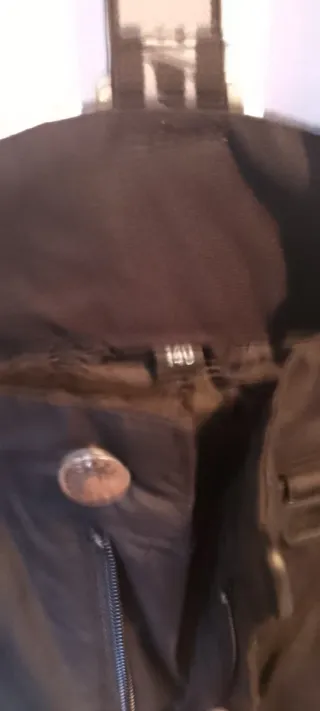 Pantaloni sci ragazzo ICEPEAK neri con bretelle