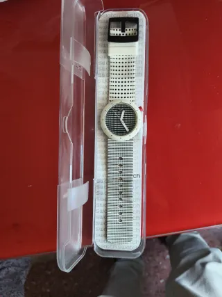 Swatch POP SWATCH Reloj Blanco y Negro