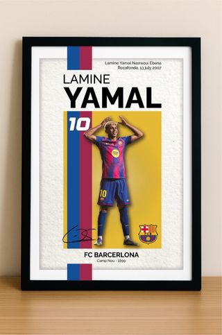 Cuadro Lamine Yamal FC Barcelona