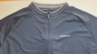 Maillot Ciclismo Pinnacle Negro MediaCremallera XM