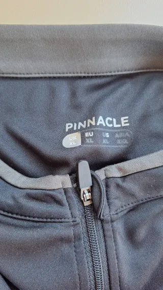 Maillot Ciclismo Pinnacle Negro MediaCremallera XM