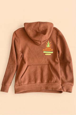 Sudadera Bershka Marrón Hombre