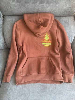 Sudadera Bershka Marrón Hombre