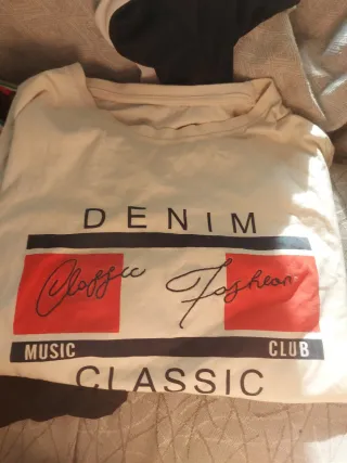 Camiseta Denim Classic Fashion Talla M