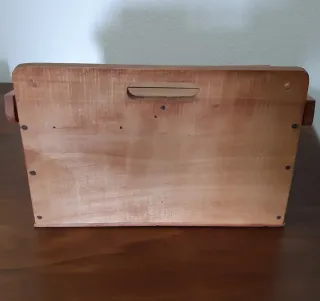 Caja Antigua Madera Limpia Calzado