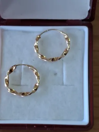 Pendientes Aro Oro 18kt