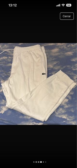 Conjunto Lacoste Blanco