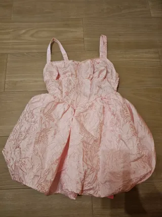 Vestitino rosa a palloncino