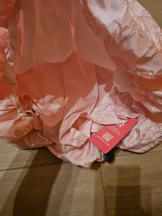 Vestitino rosa a palloncino