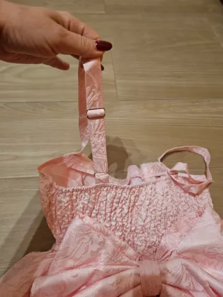 Vestitino rosa a palloncino