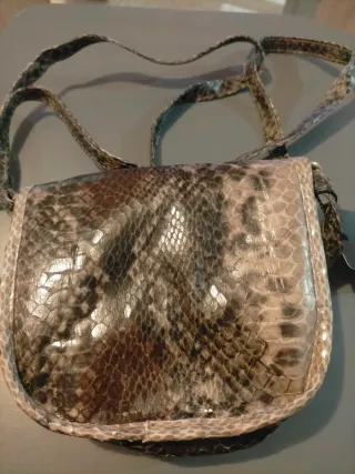 Bolso Sfera Pequeño Piel Serpiente