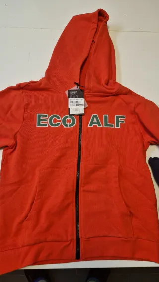 Sudadera Ecoalf Roja Nueva, sin estrenar