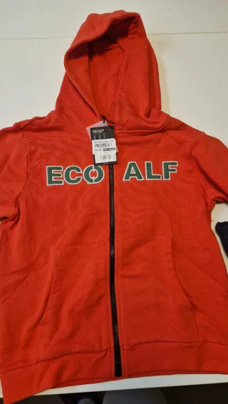 Sudadera Ecoalf Roja Nueva, sin estrenar