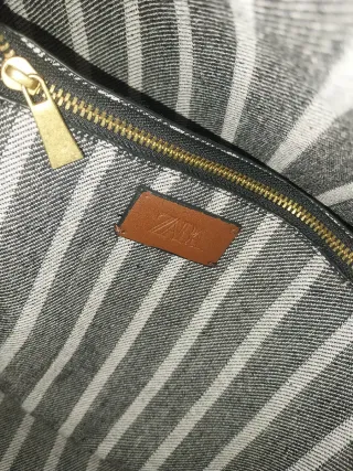 Bolso shopper Zara marrón