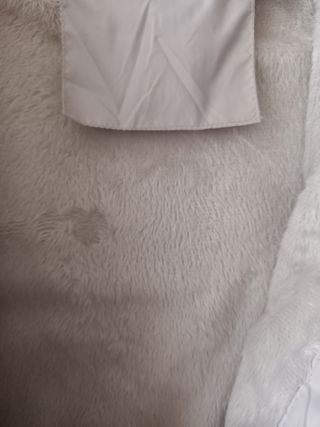 Anorak con capucha beige talla M