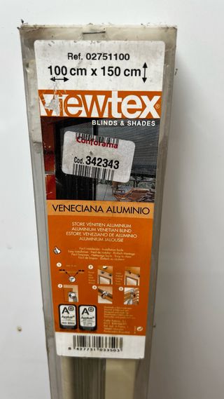 Persiana veneziana in alluminio Viewtex 100x150cm