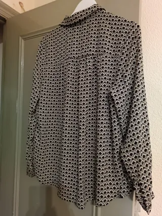 Camisa de vestir estampada