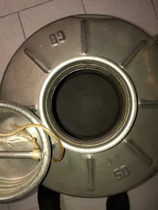 Fusto in acciaio inox per olio da 50 kg