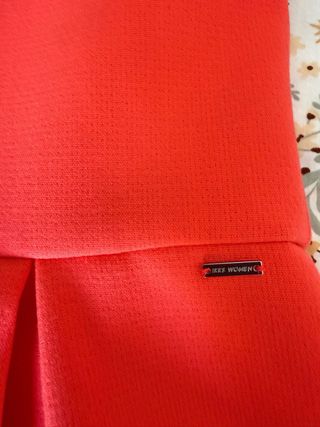 Vestido fiesta IKKS coral