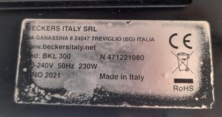 Cortadora de fiambre Beckers BKL 300