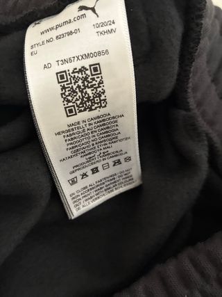 Pantaloni sportivi Ferrari Puma neri XL