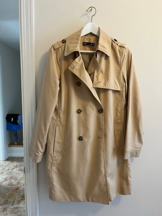 Abrigo de ante marrón