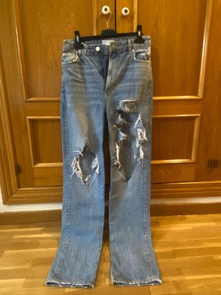 Pantalón vaquero Bershka The Straight Roto T38