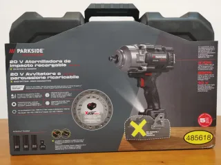 Pistola Impacto Parkside 20V 1356 Nm