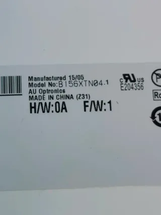 Schermo portatile HD 15.6" B156XTN04.1