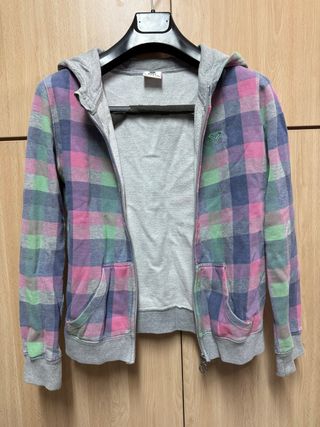 Roxy Sudadera a Cuadros Multicolor