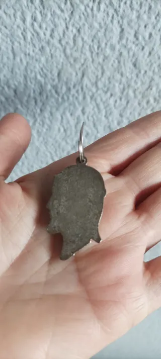 Llavero plateado Jesucristo