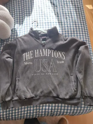 Sudadera Bershka The Hamptons USA Talla S