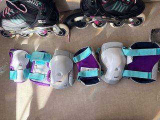 Patines en línea Oxelo y protecciones