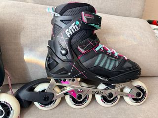 Patines en línea Oxelo y protecciones