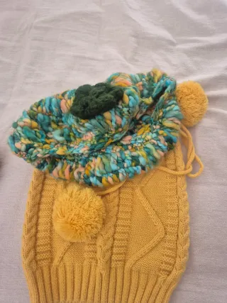 Lote Gorros Invierno Pompones