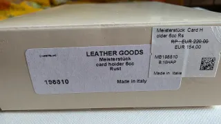 Tarjetero Montblanc 6cc Piel Marrón