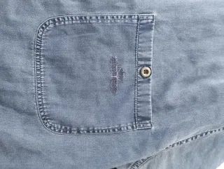 Camisa Armani Jeans, Hombre, Azul