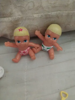 Lote de 5 muñecos bebés vintage