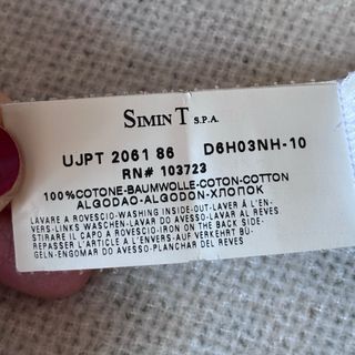 T-shirt Armani Jeans Milano bianca vintage