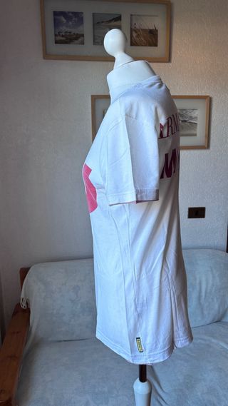 T-shirt Armani Jeans Milano bianca vintage