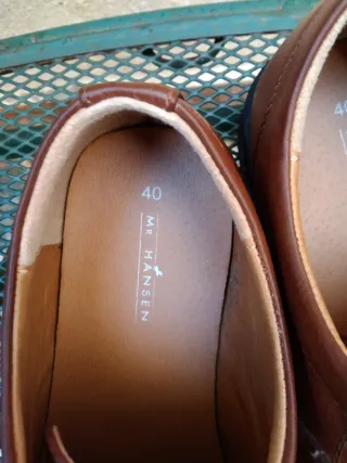 Zapatos de vestir hombre marrones talla 40