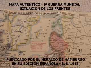 Mapa 1ª Guerra Mundial 1915